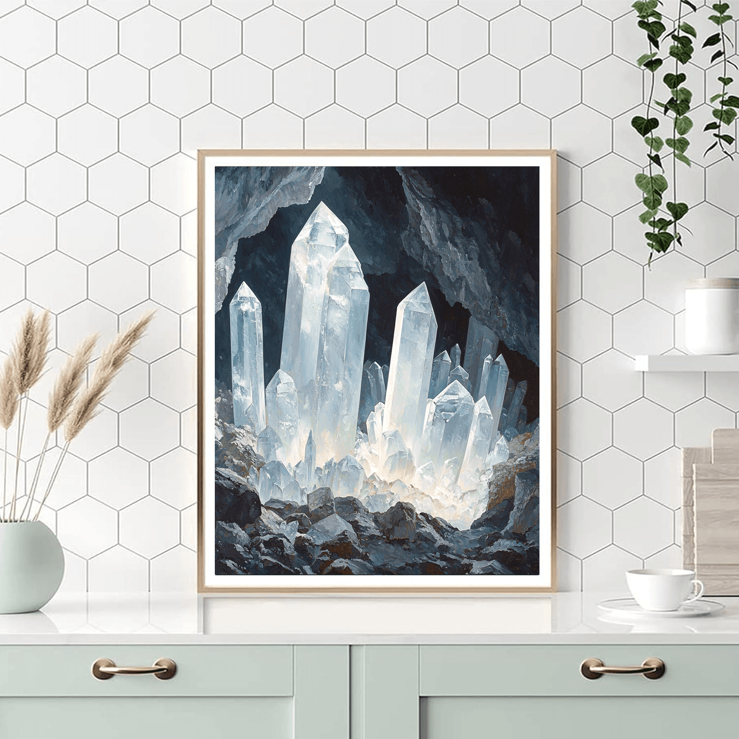 Cave Of The Crystals, Naica Painting Number Kit