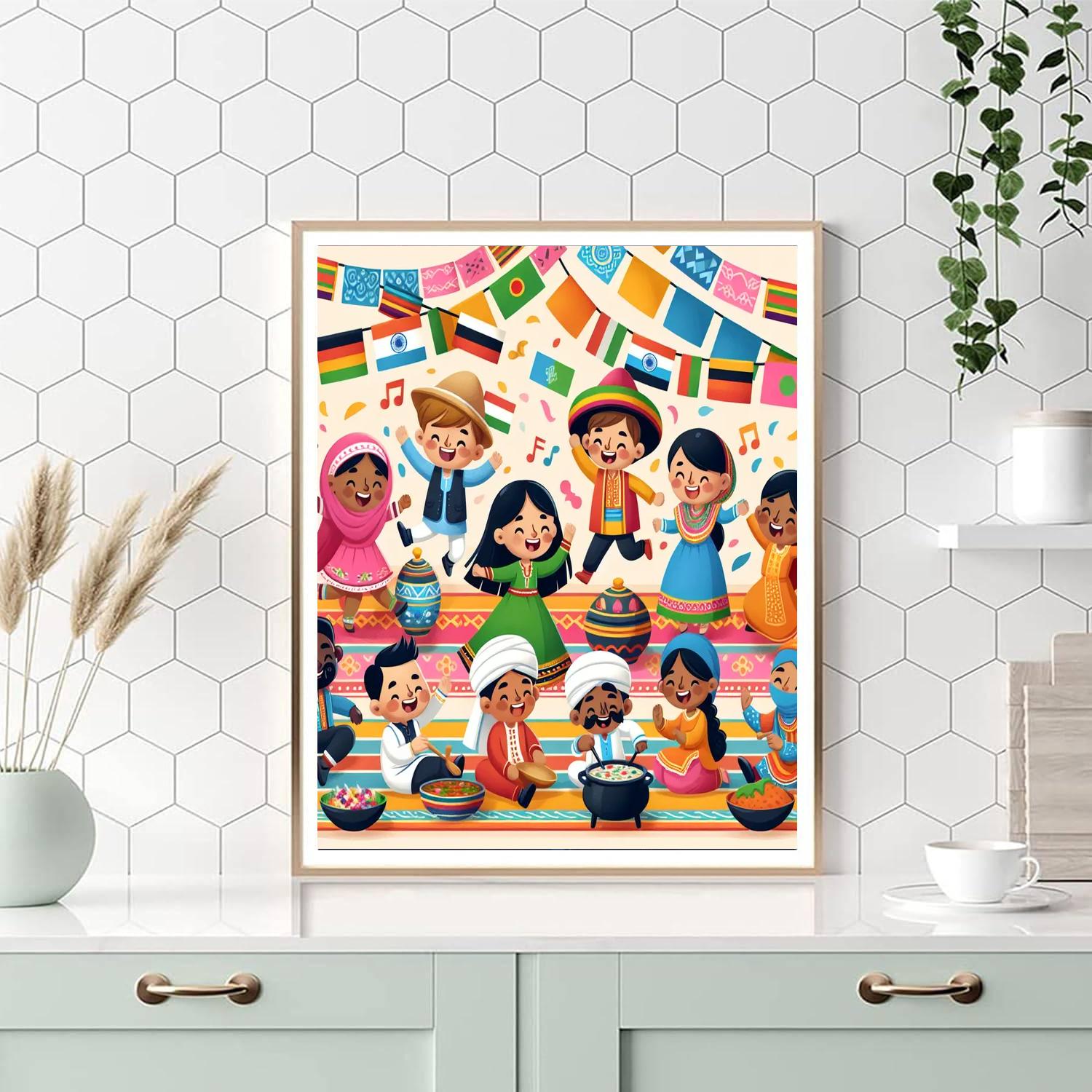 Festival Of Cultures Paint By Numbers