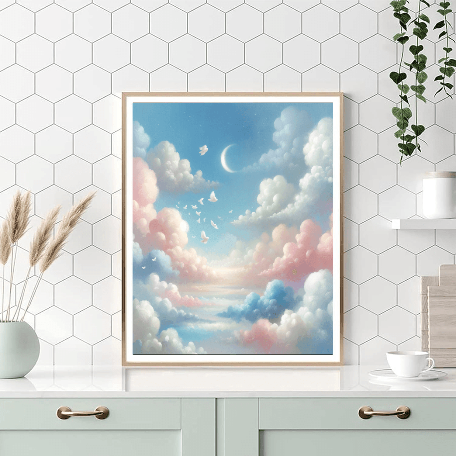 Whimsical Dreamy Clouds Paint By Numbers Kits