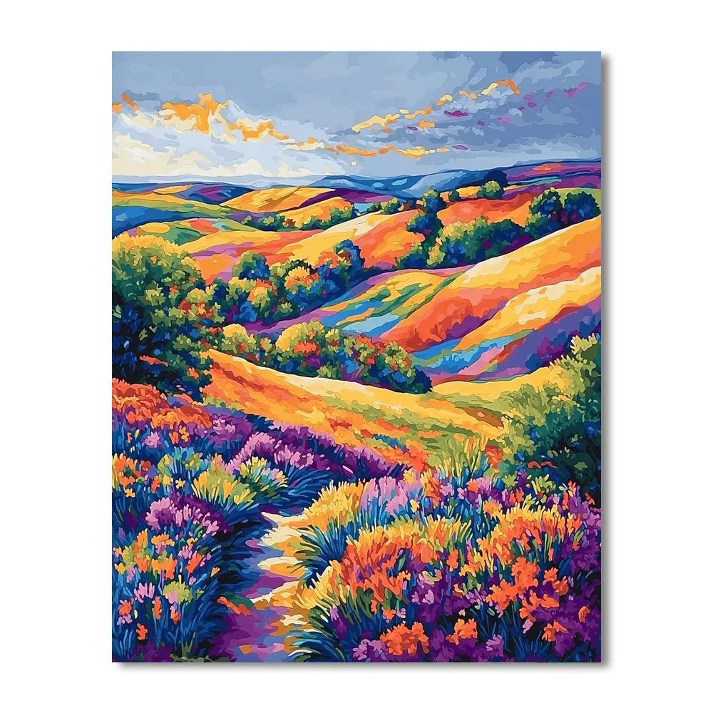 Paul Cézanne Inspired Enchanted Patterns  Paint By Numbers Kits