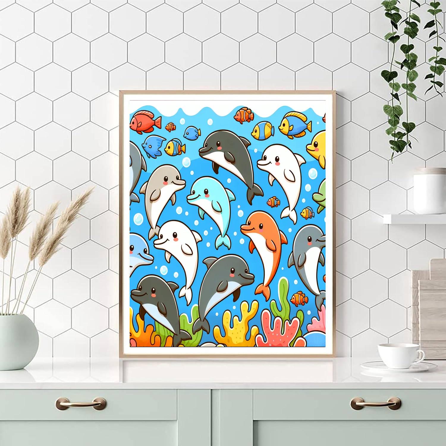 Adventure In The Ocean Painting Number Kit