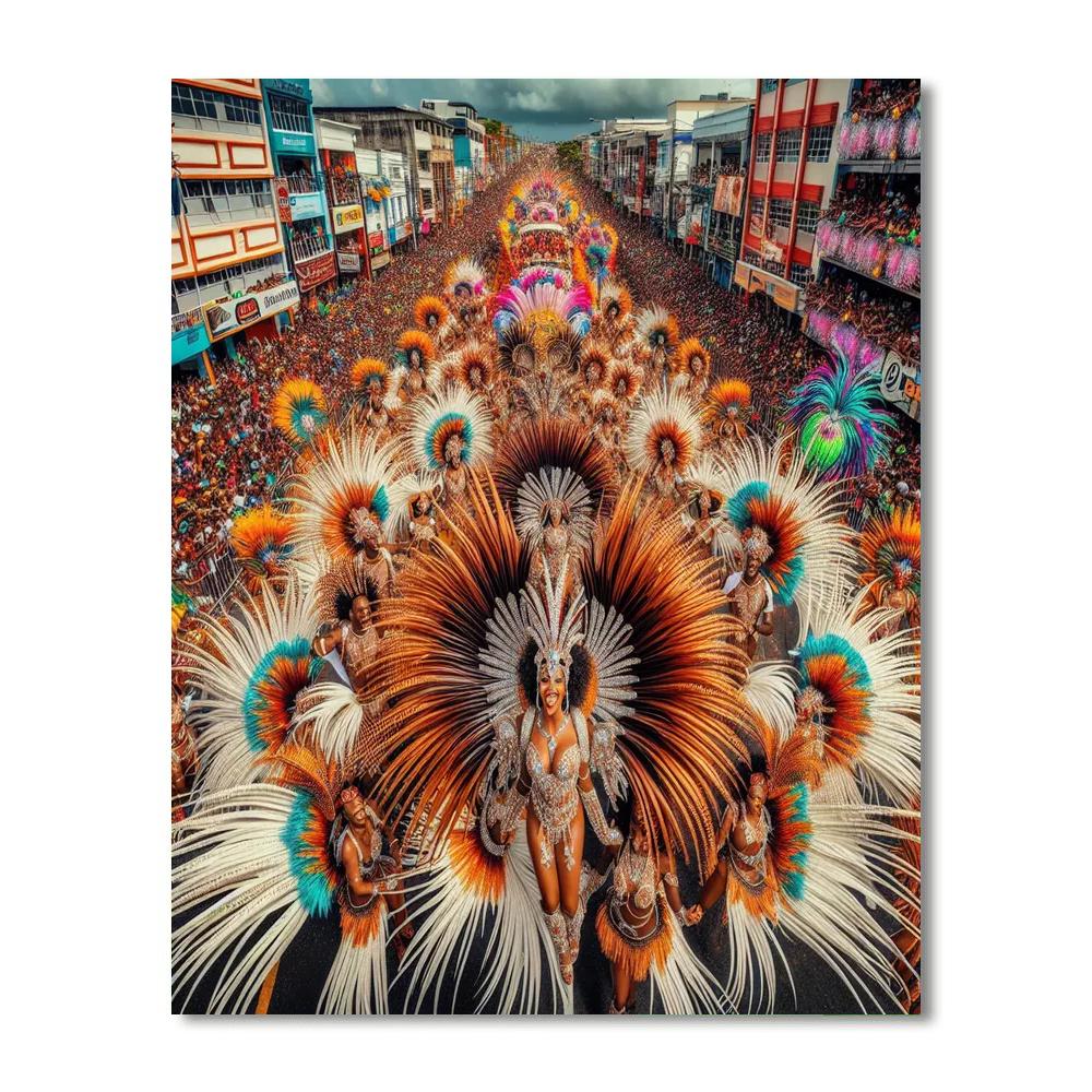 Karnival - Trinidad And Tobago Number Painting