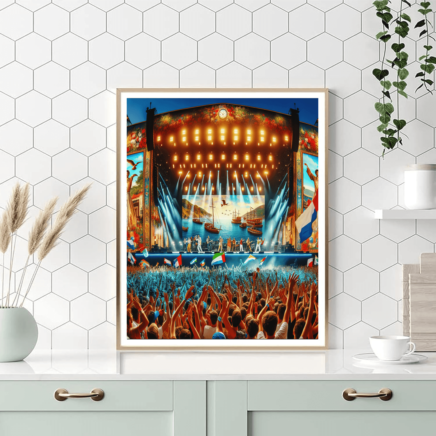 Festival Internacional De La Canción - Viña Del Mar, Chile Painting Number Kit