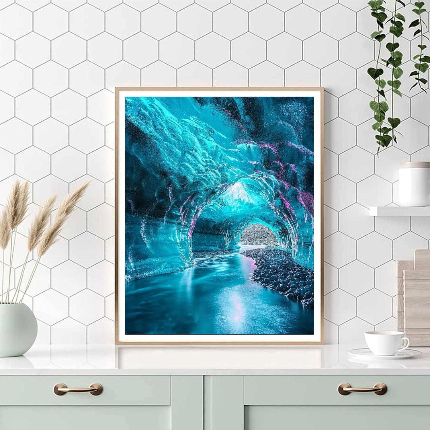 Icelandic Ice Caves - Vatnajökull Numbered Painting Kits