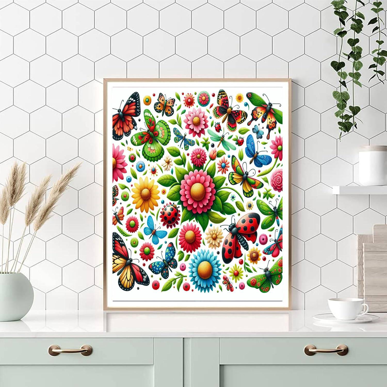 Wondrous World Of Insects Paint By Color