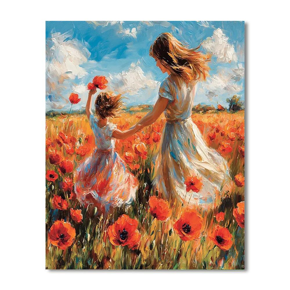 Floral Dance Of Joy Paint By Number