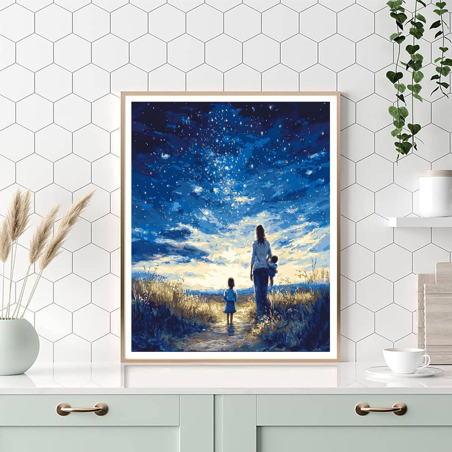 Skies Of Inspiration DIY Paint By Numbers