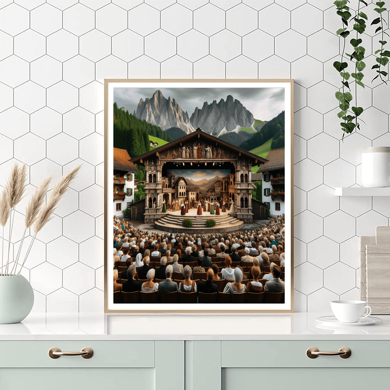 Oberammergau Passion Play - Germany Numbered Painting Kits