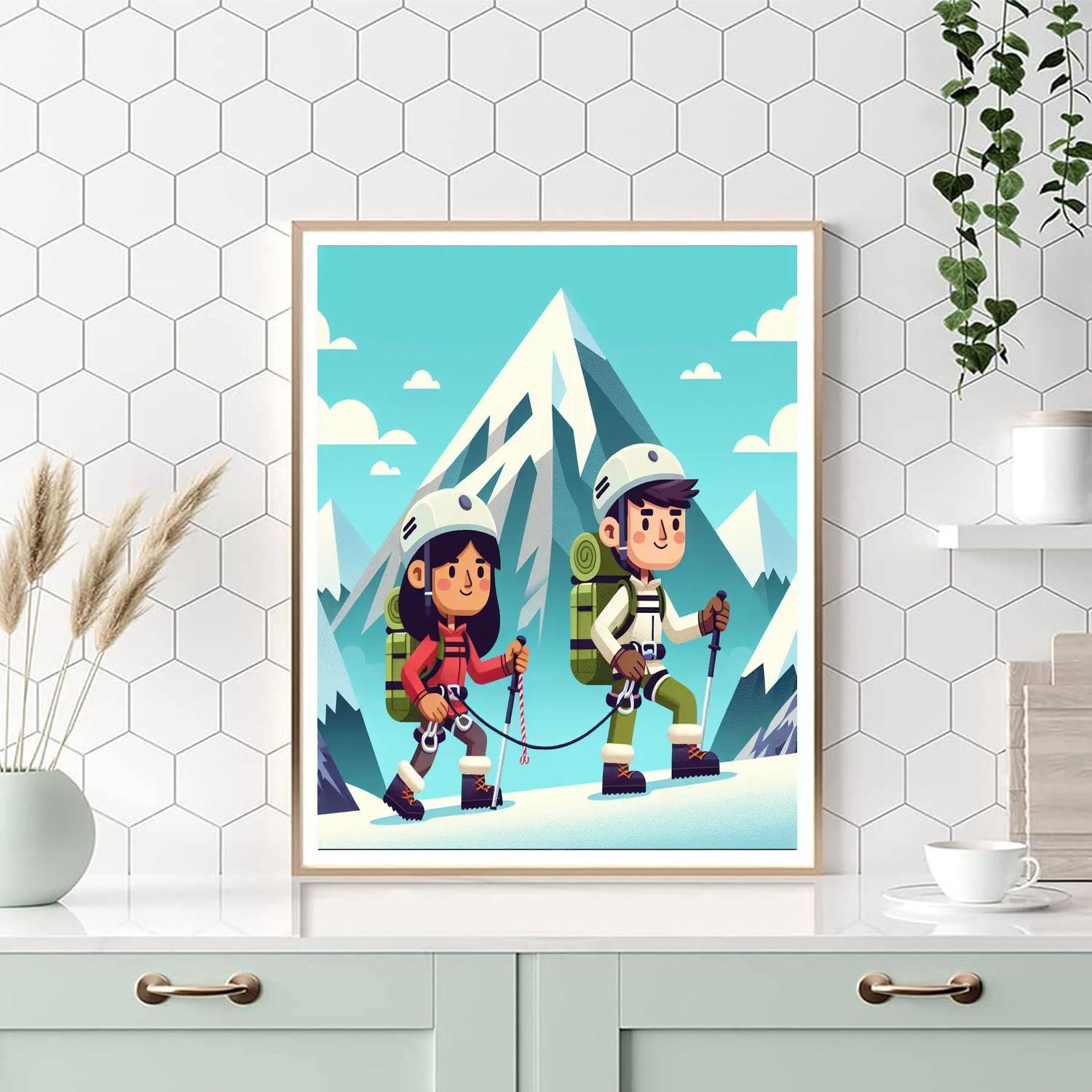 Mighty Mountain Expedition Numbered Painting Kits