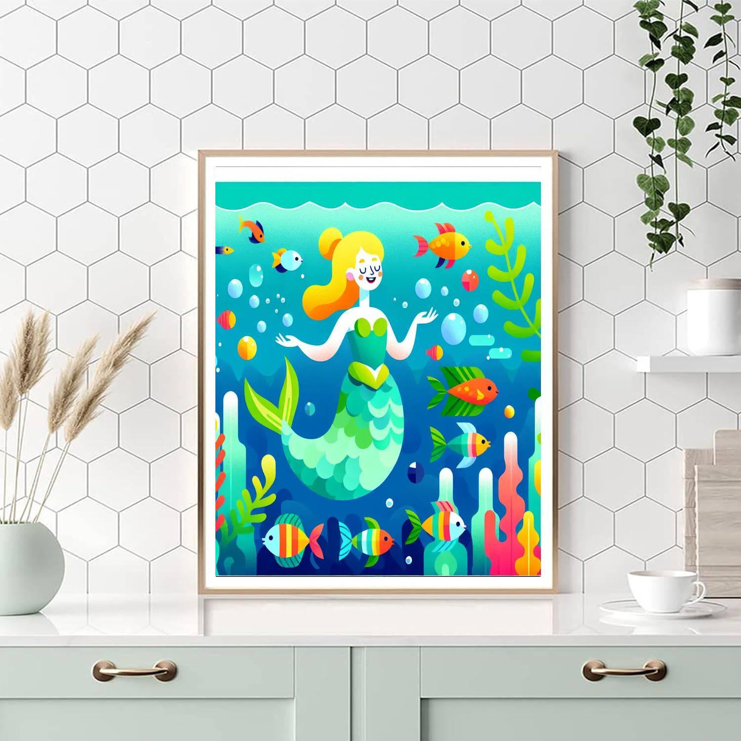 Mythical Mermaid Adventure Paint By Color