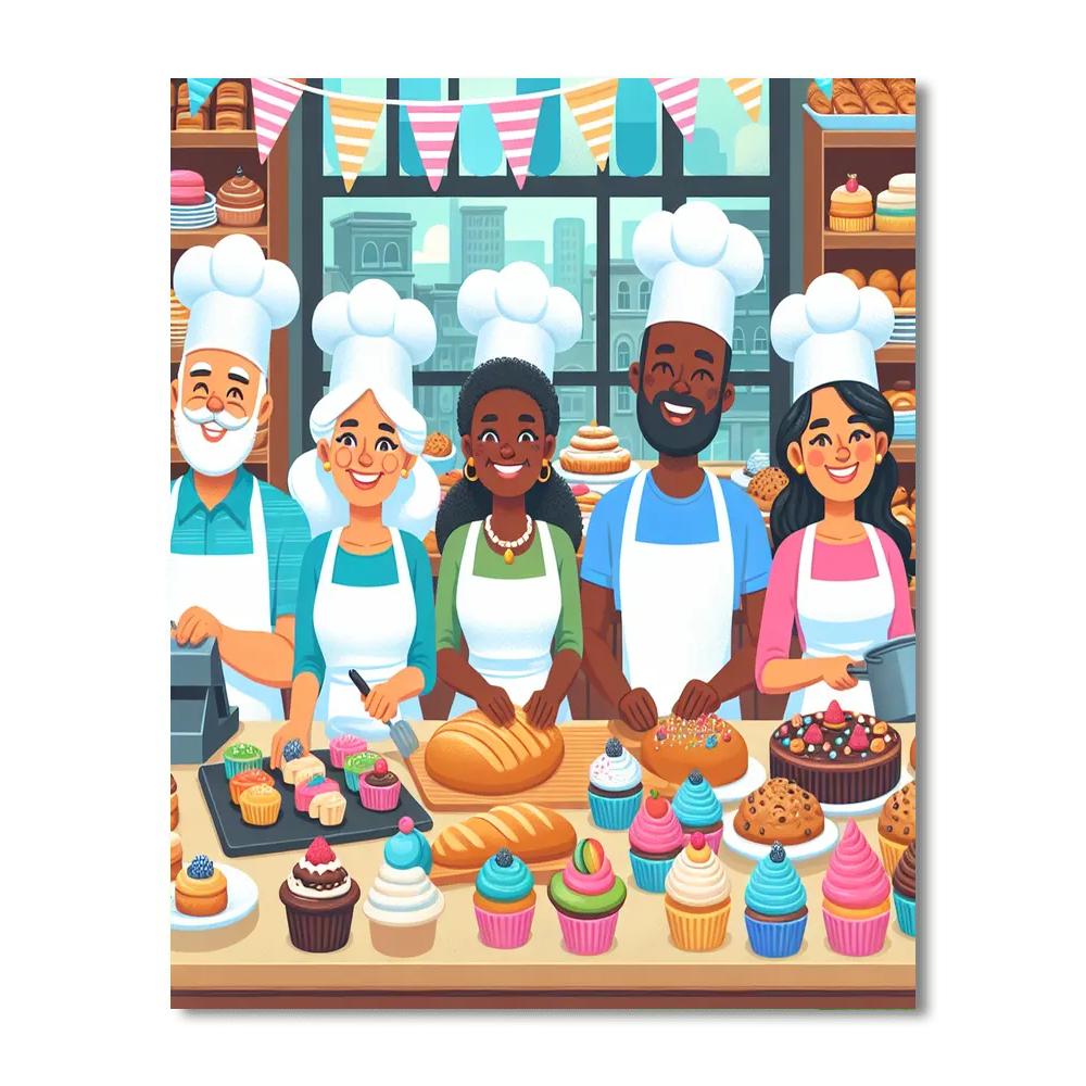 The Creative Bakery Number Painting