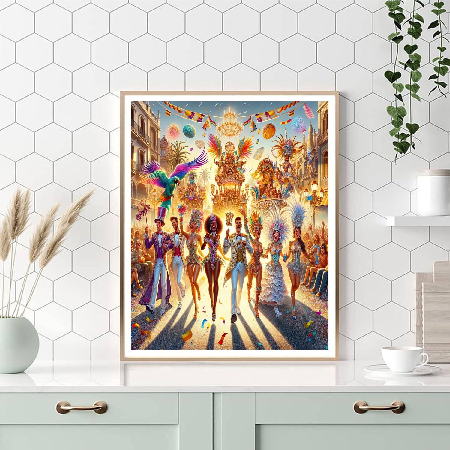 Carnival Of Blanes Paint By Numbers Art