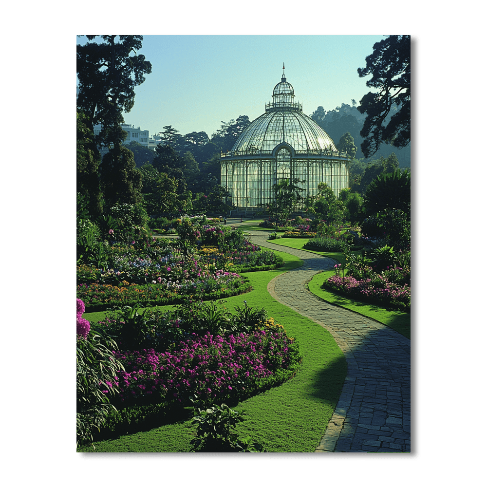 Lalbagh Botanical Garden - Bangalore Paint By Numbers Kits