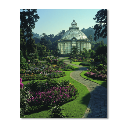 Lalbagh Botanical Garden - Bangalore Paint By Numbers Kits