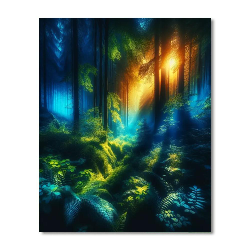 Wilderness Illumination Painting Number Kit