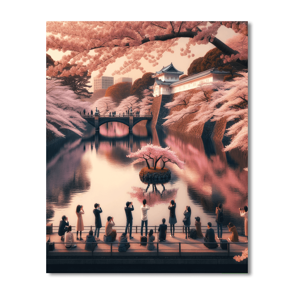 National Cherry Blossom Festival Paint By Number