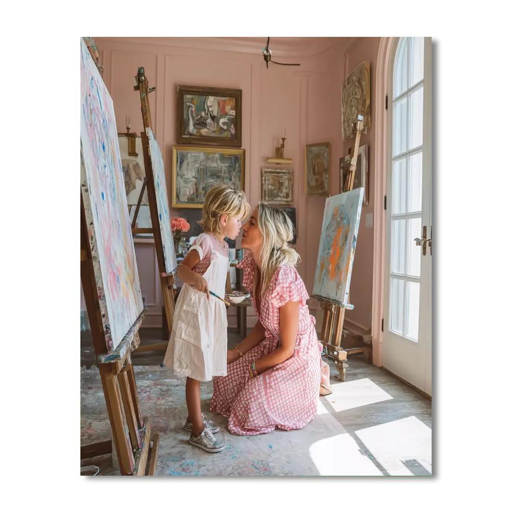 Sweet Afternoon Canvas Paint By Color