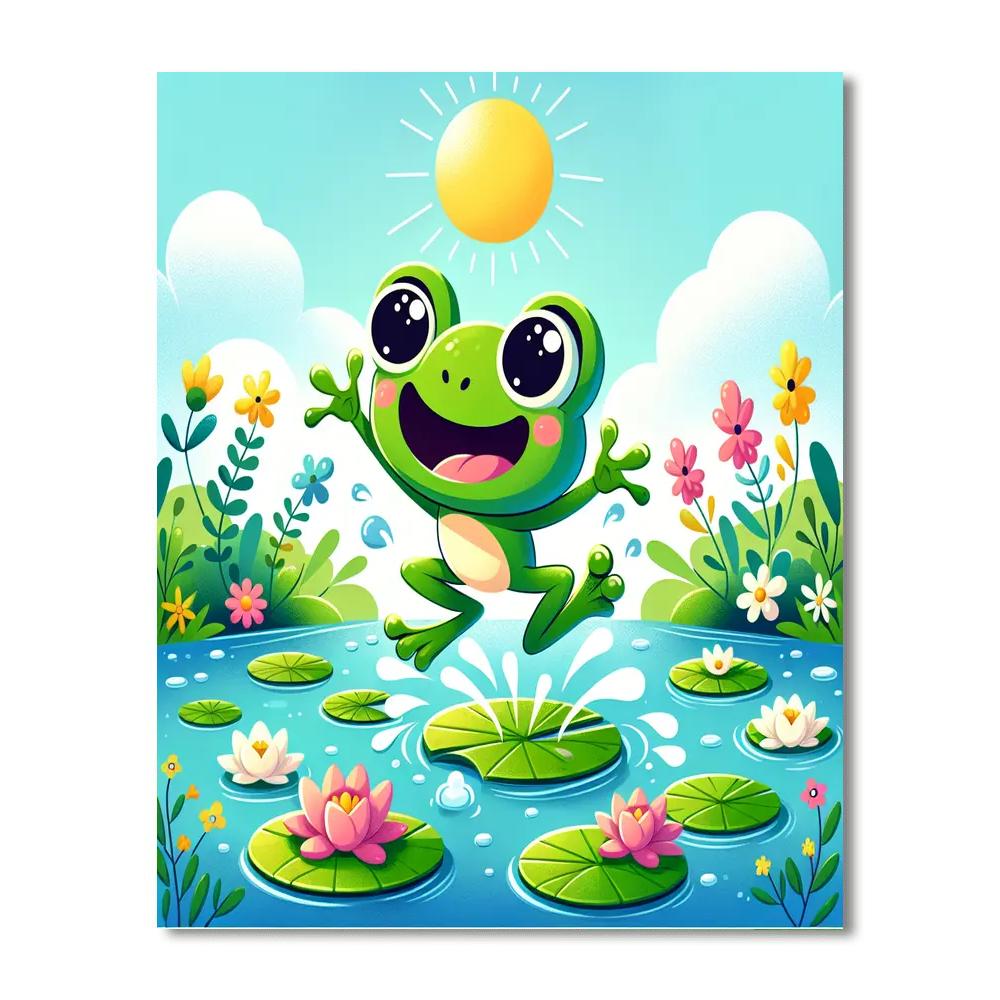 Fabulous Frog Numbered Painting Kits