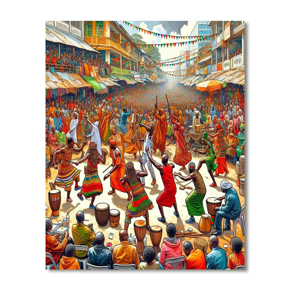 Nairobi Festival Of Performing Arts - Kenya Paint By Numbers Art