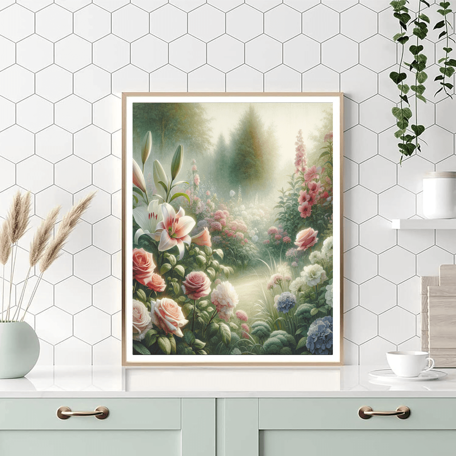 Blooming Tranquility Painting Number Kit