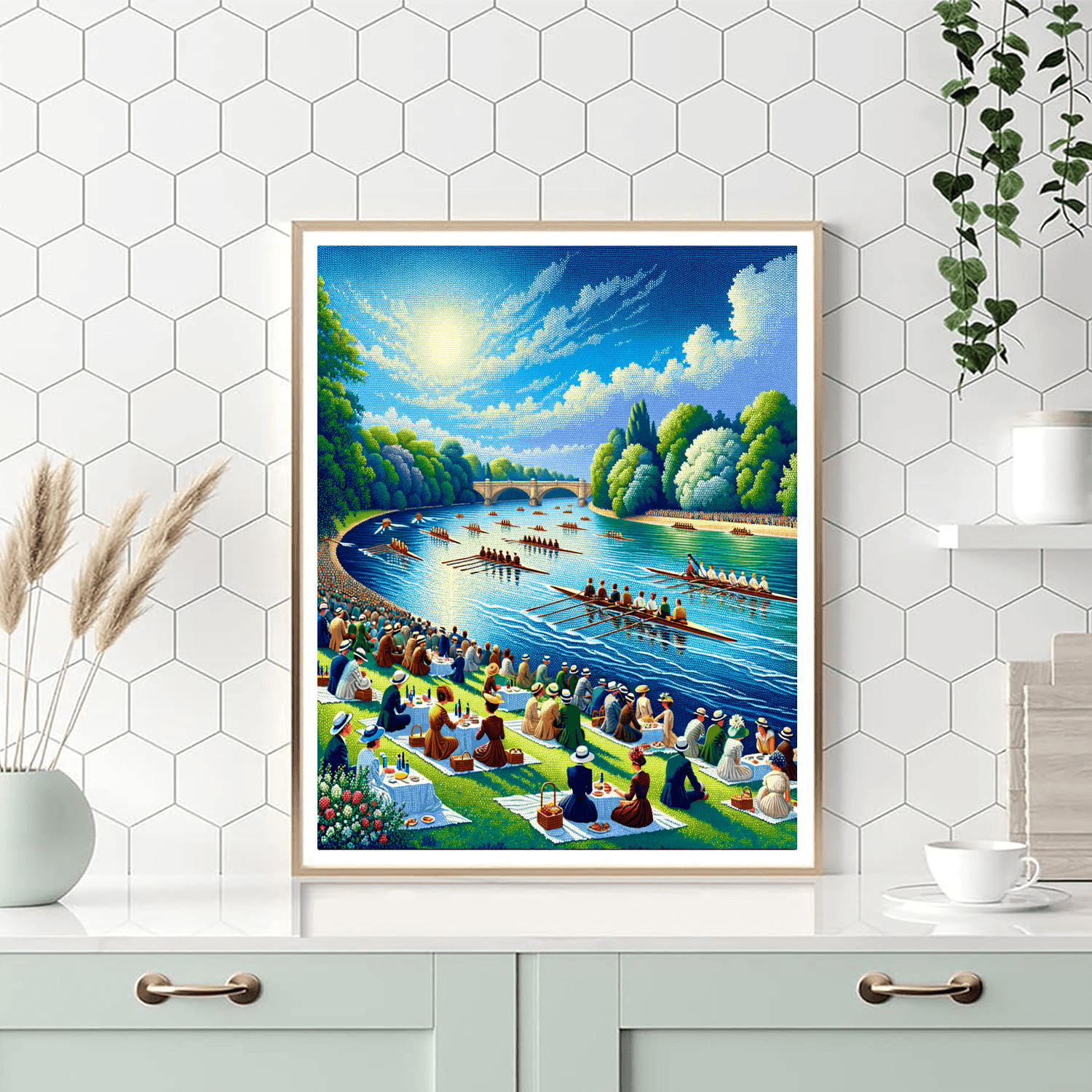 Henley Royal Regatta - Henley-on-thames, Uk Number Painting