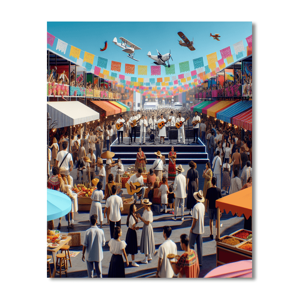 Calle Ocho Music Festival - Usa Numbered Painting Kits