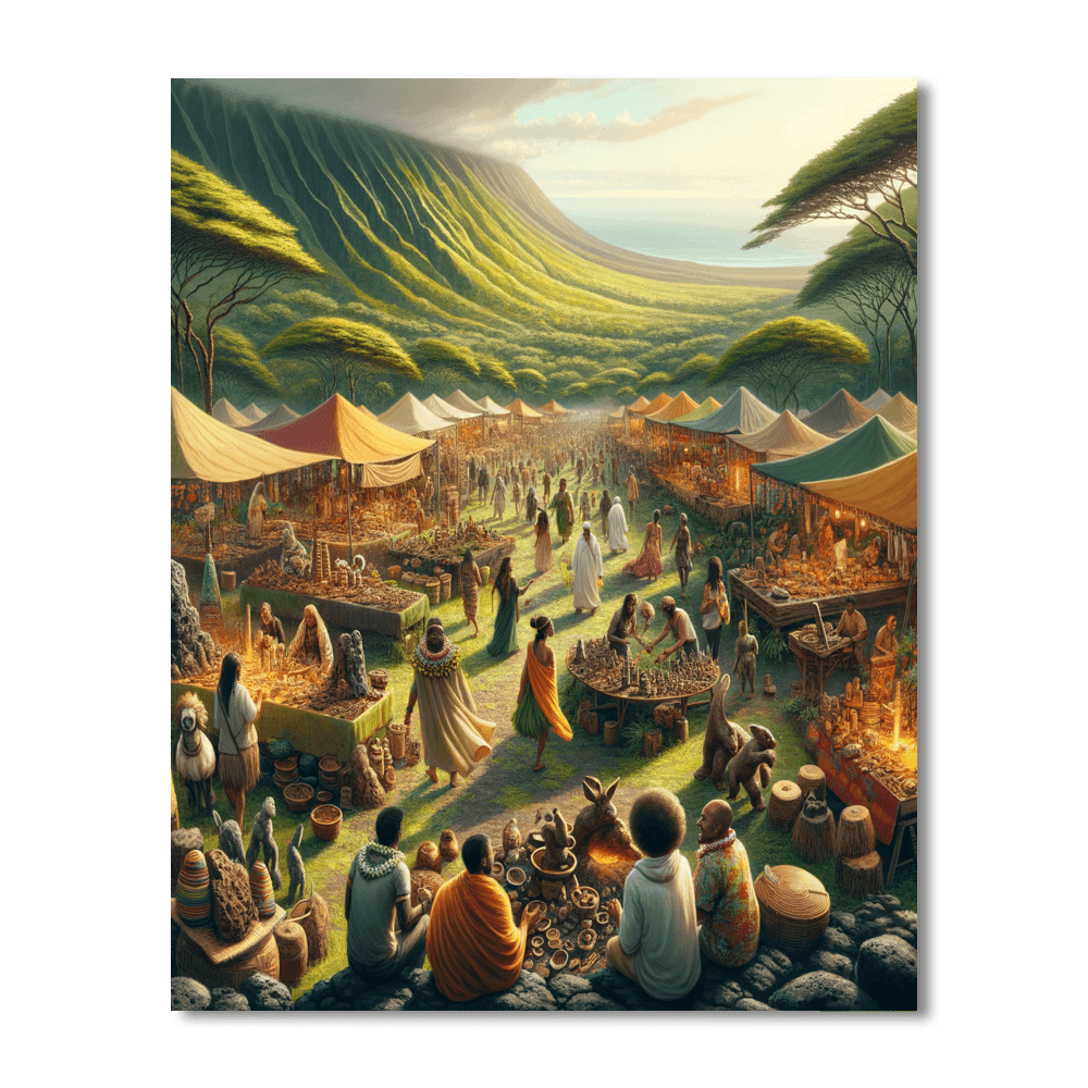 Pahoa's Lava Rock Festival - United States Paint By Number