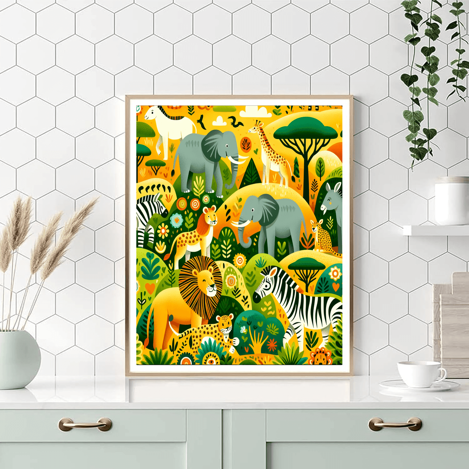 Adventurous Wildlife Safari Paint By Numbers