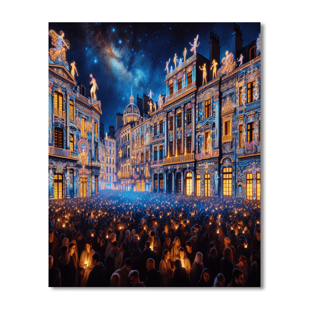 Fête Des Lumières Paint By Number