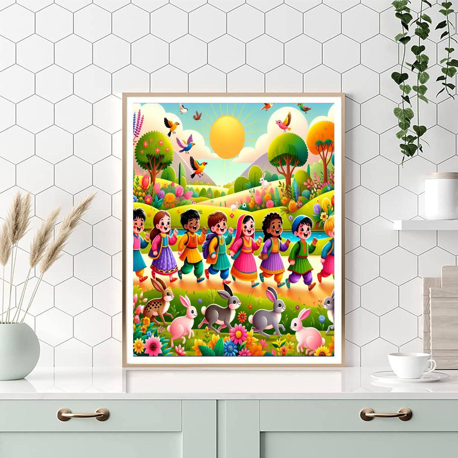 Joyful Nature Walk Paint By Number
