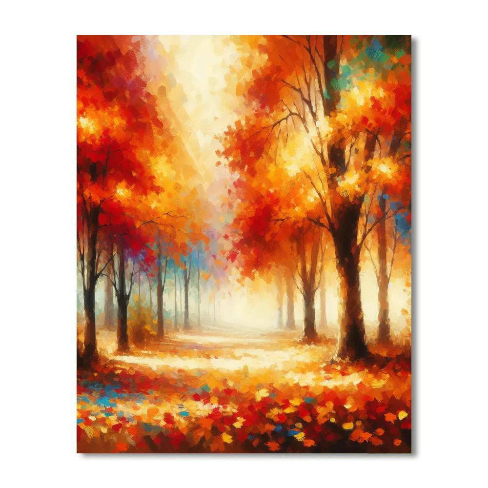 Rustic Autumn Beauty Paint By Numbers Kits
