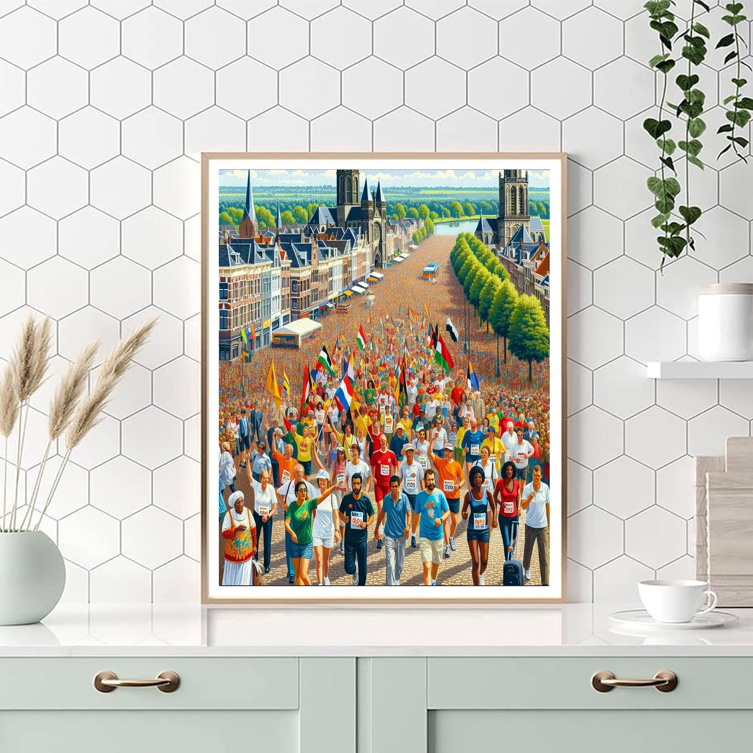 Nijmegen Four Day Marches - Nijmegen, Netherlands Painting Number Kit