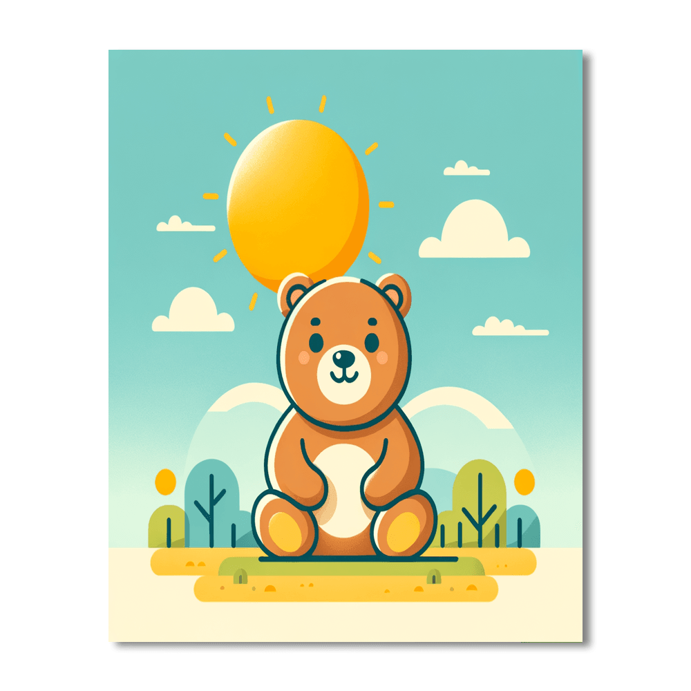 Sunshine Bear Painting By Numbers Kit