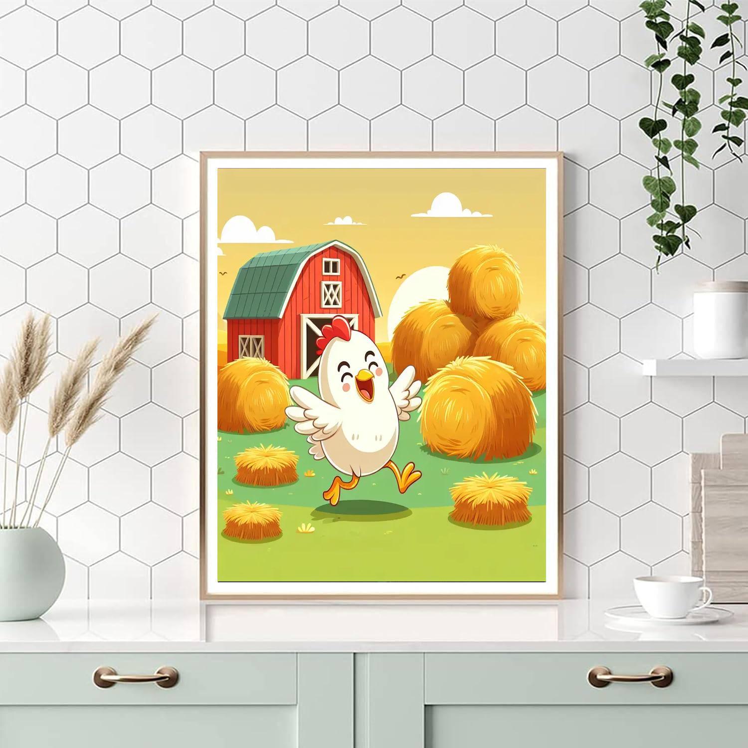 Chirpy Chick's Farmyard Frolic Paint By Numbers