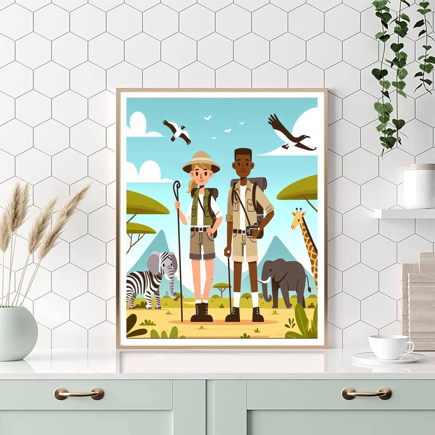 Safari Journey Discovery Paint By Color