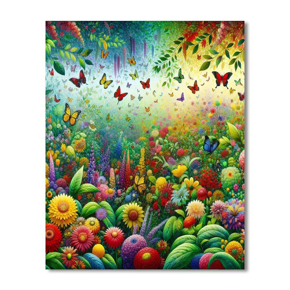 Radiant Garden Symphony Number Painting