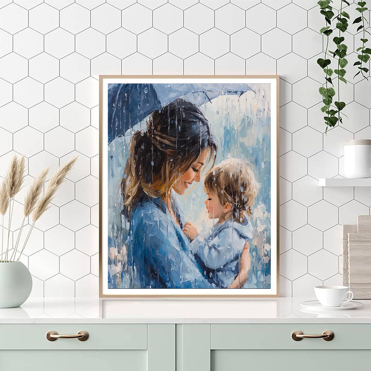The Cozy Embrace Painting Number Kit