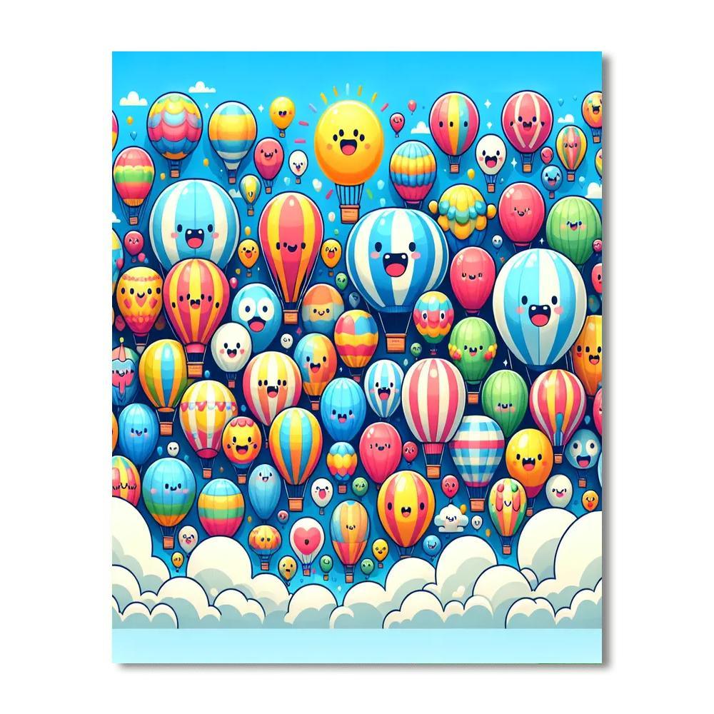 Gigantic Balloon Festival Paint By Numbers Kits