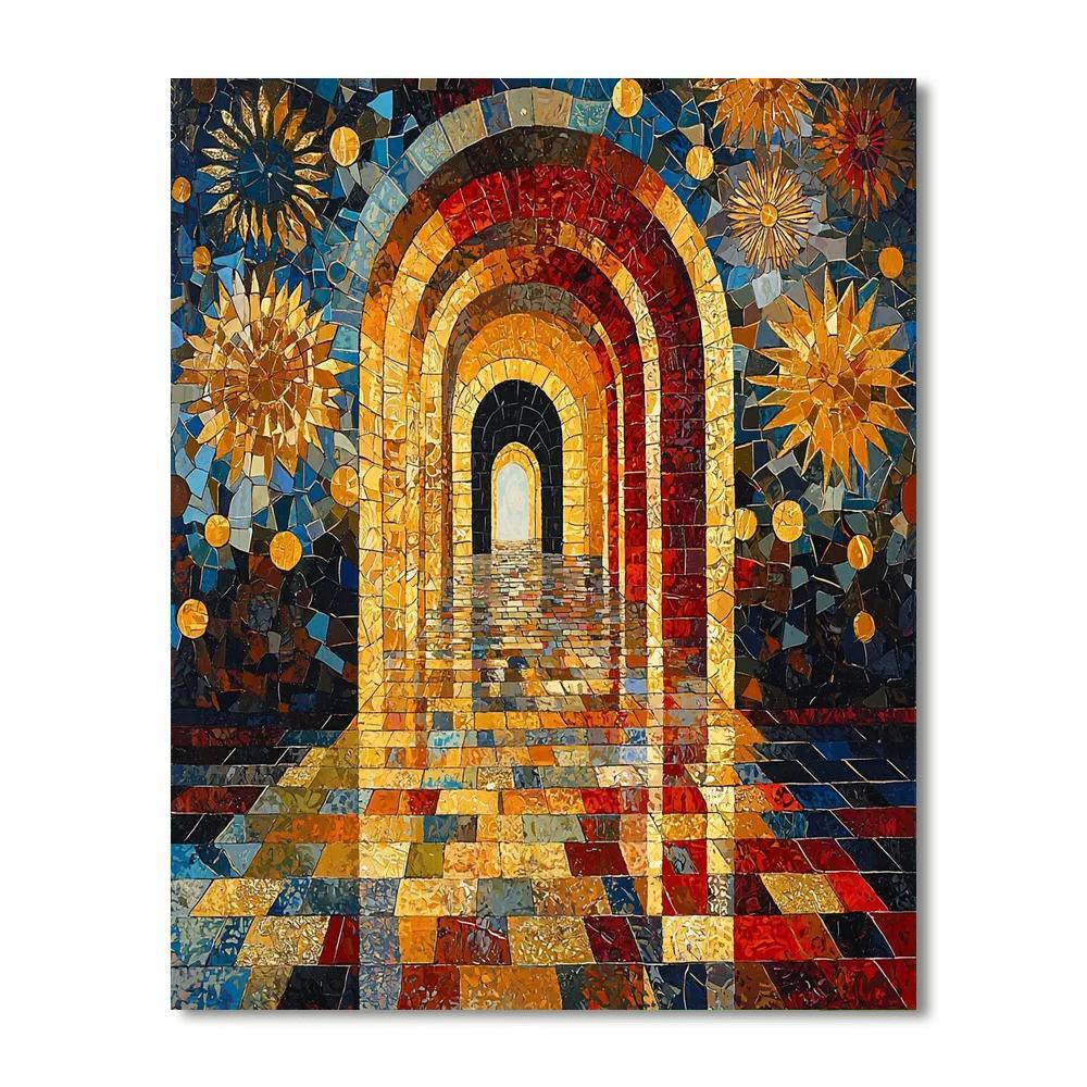 Gustav Klimt Inspired Echoes Of Byzantium  DIY Paint By Numbers