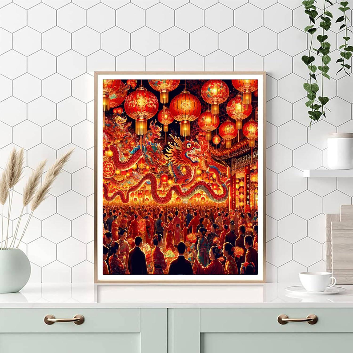 Lunar New Year Celebration Paint By Number