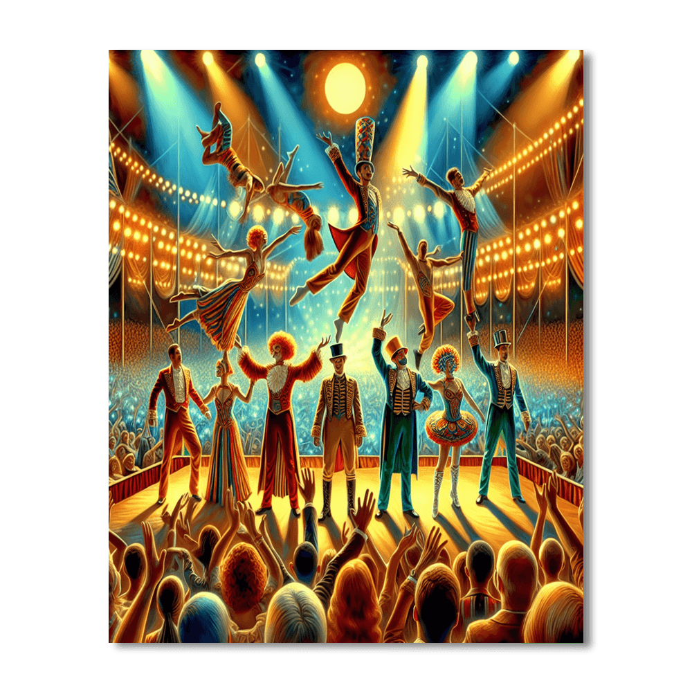 International Festival Of Circus Arts - Italy Numbered Painting Kits