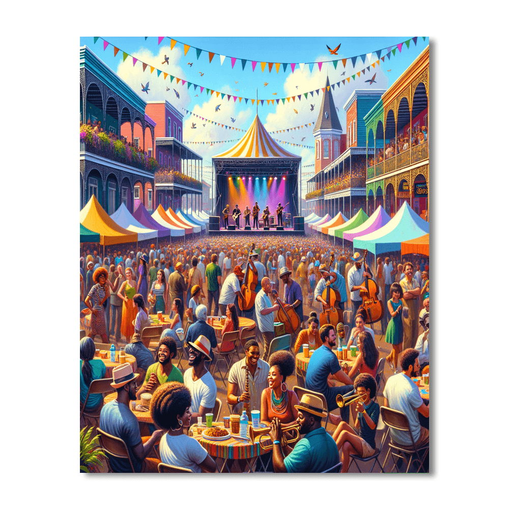 Jazz Fest Paint By Number