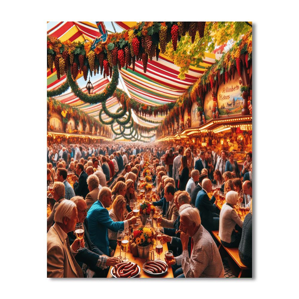 Wurstmarkt Numbered Painting Kits