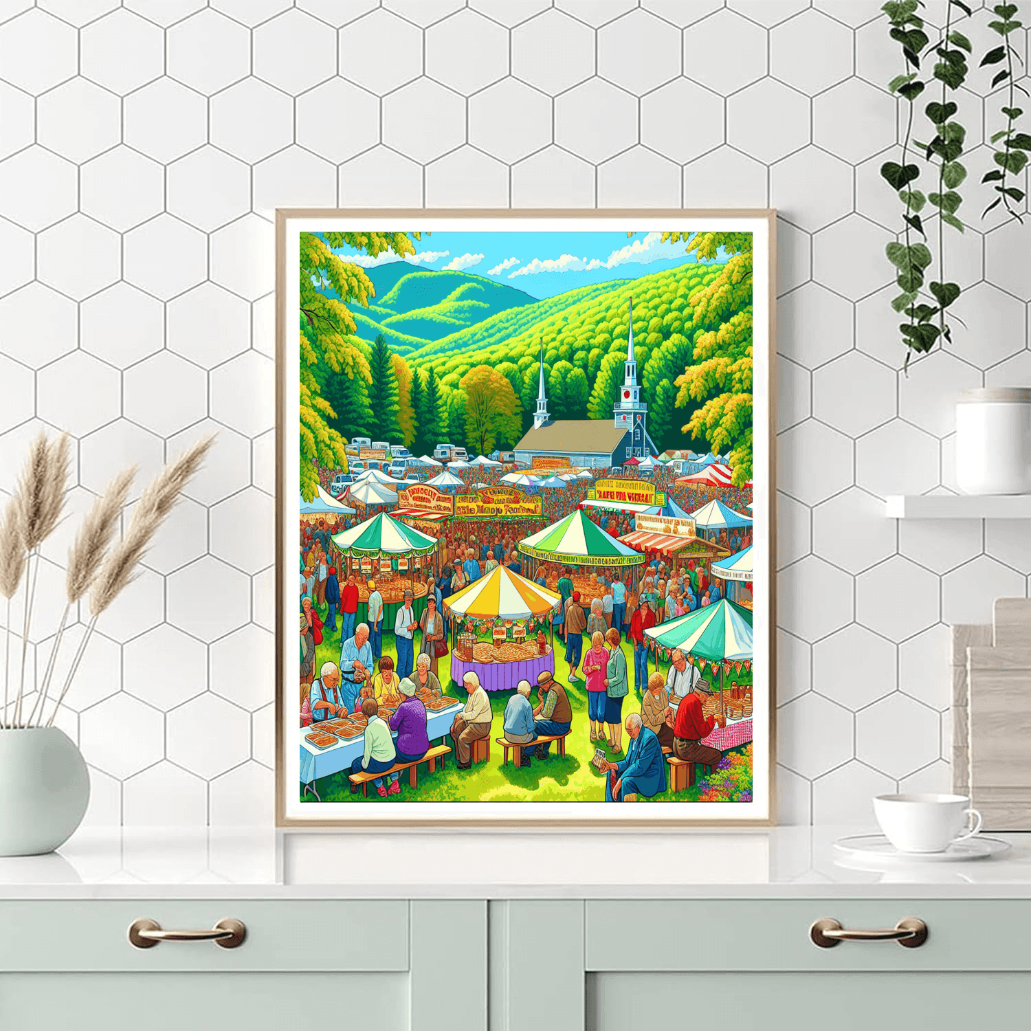 Vermont Maple Festival - Usa Painting By Numbers Kit