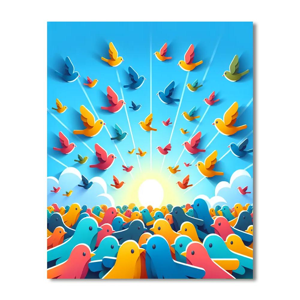 Artistic Aviary Paint By Numbers Kits