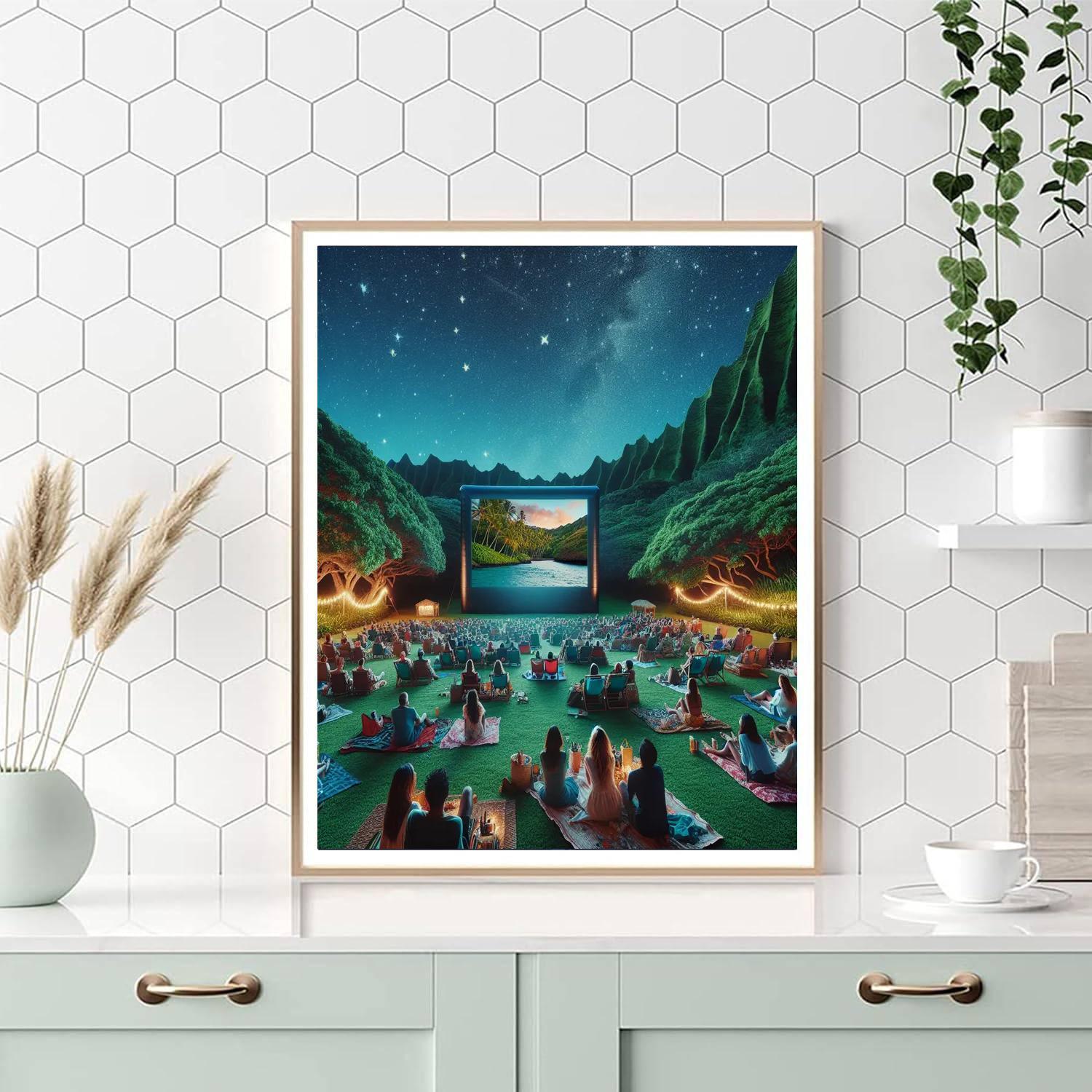 Maui Film Festival Painting Number Kit