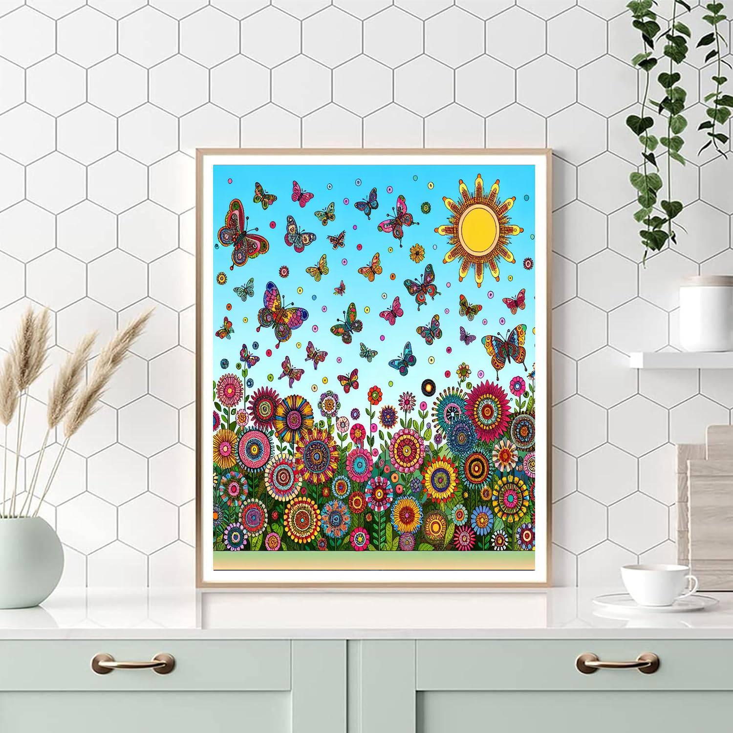 Lovely Little Garden Painting By Numbers Kit