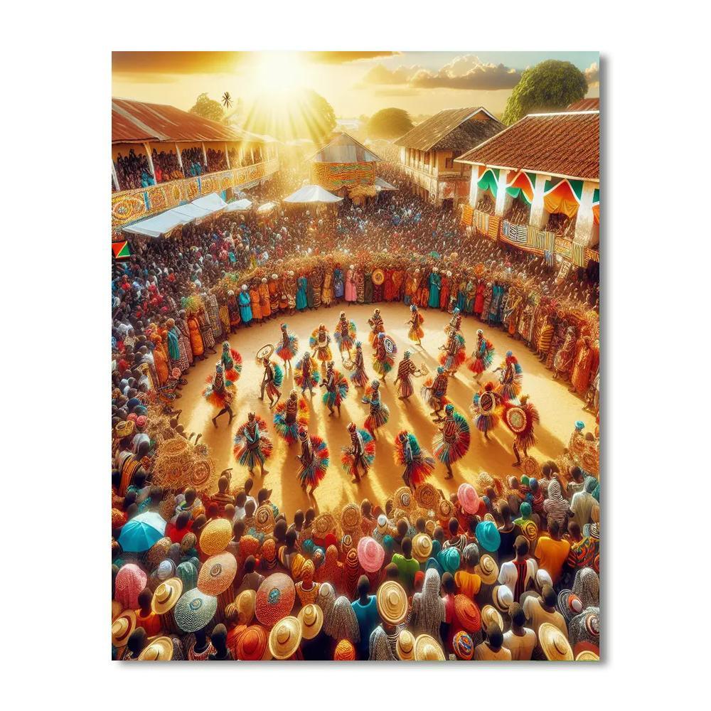 Tanzanian Cultural Festival - Tanzania Paint By Numbers