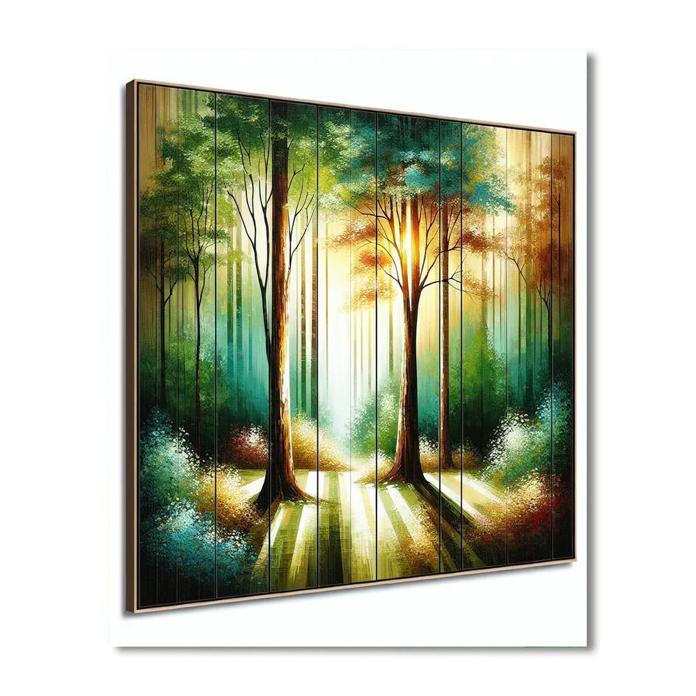Timeless Forest Serenity Number Painting