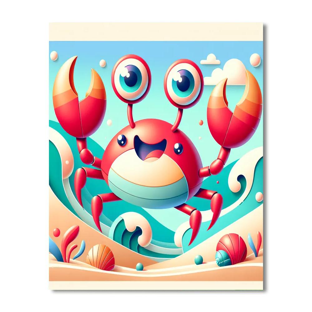 Kooky Crab Paint By Color